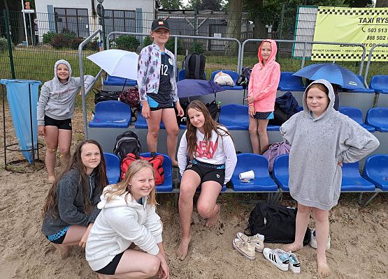 zawodniczki podczas przerwy między meczami