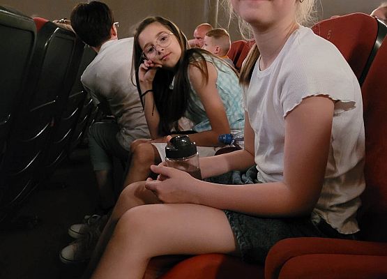 uczniowie podczas podsumowania konkursu Biblioteka Go!