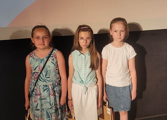 uczniowie podczas podsumowania konkursu Biblioteka Go!