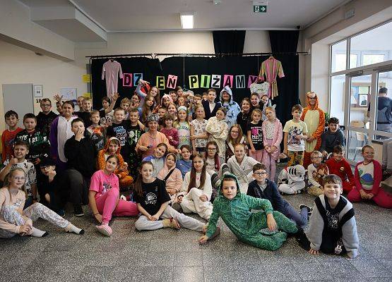 zdjęcie uczestników Dnia piżamy