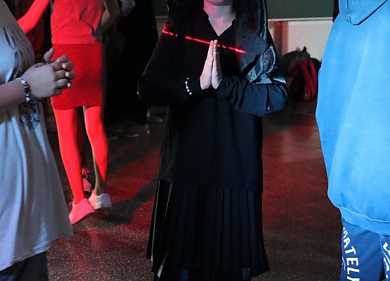 uczestnicy zabawy karnawałowej