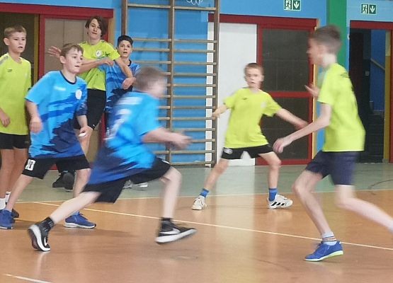 zawodnicy podczas meczu