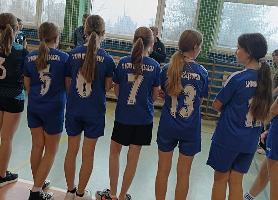 zawodniczki przed rozpoczęciem meczu