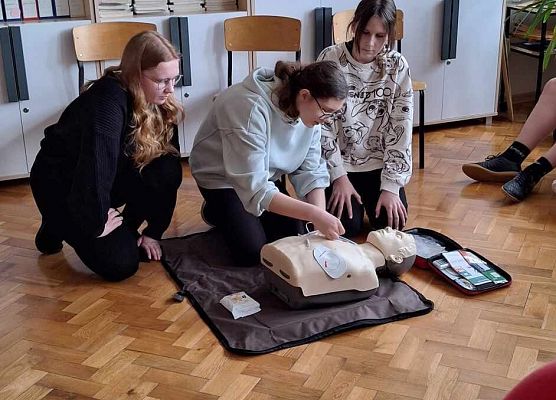 Grafika 8: Lekcja pierwszej pomocy