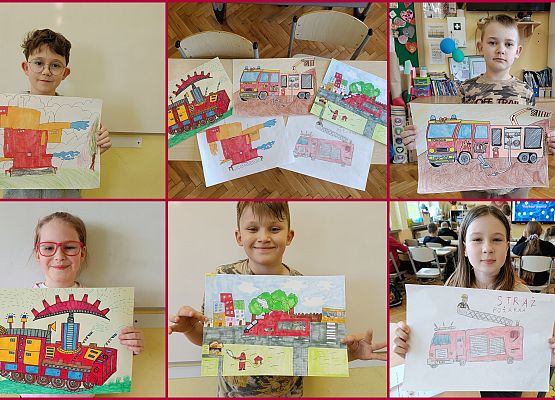 uczniowie prezentują swoje prace