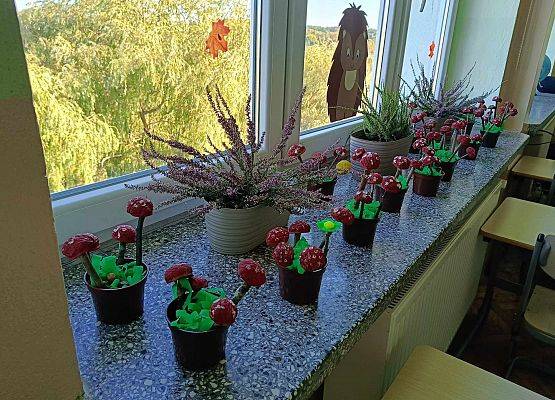 wystawa prac plastycznych uczniów