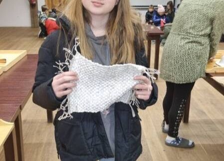 uczniowie na warsztatach w Swołowie