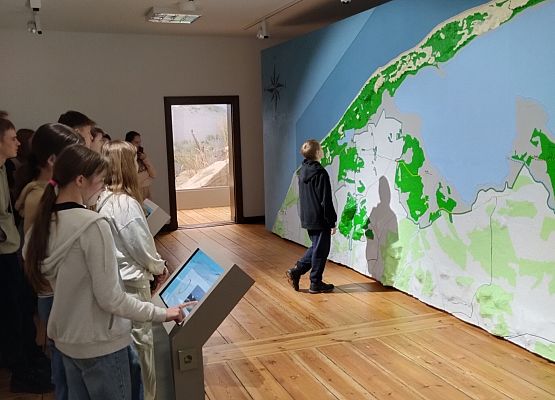 uczniowie na warsztatach w SPN