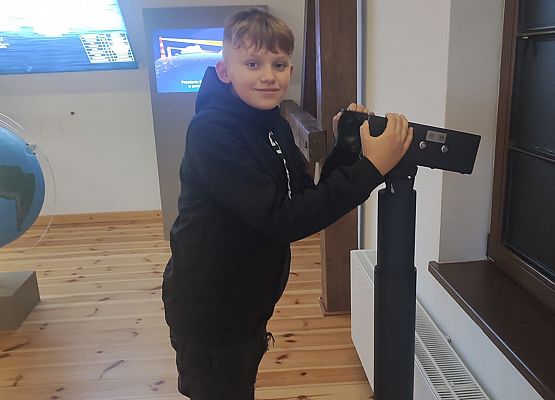 uczeń na warsztatach w SPN