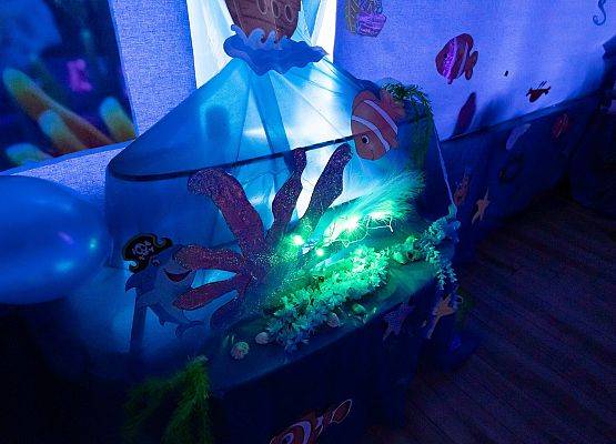 dekoracja w sali balowej