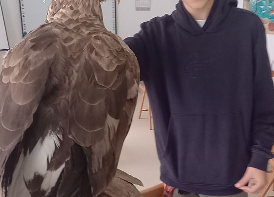 uczeń podczas warsztatów