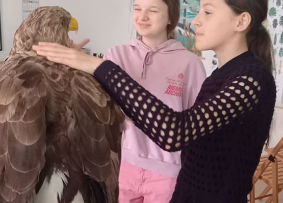 uczniowie podczas warsztatów