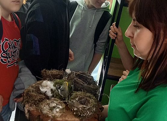 uczniowie podczas warsztatów