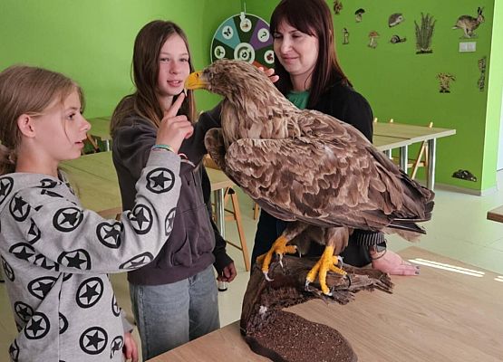 uczniowie podczas warsztatów