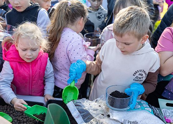 dzieci w trakcie warsztatów