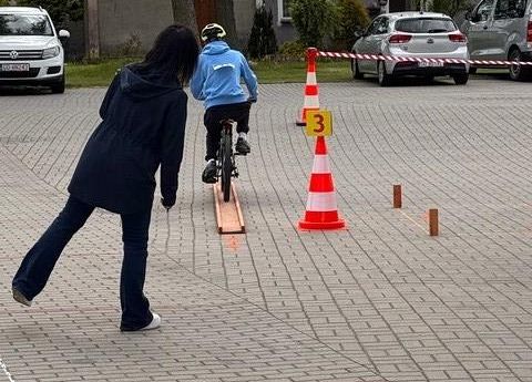 jazda ucznia na zawodach