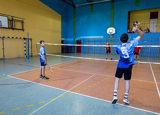 zawodnicy podczas meczu