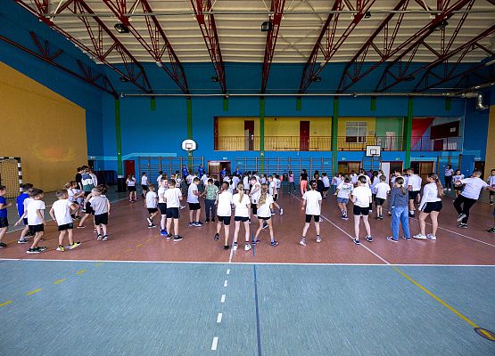 uczestnicy europejskiego dnia sportu szkolnego