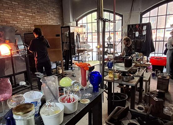 uczniowie podczas warsztatów