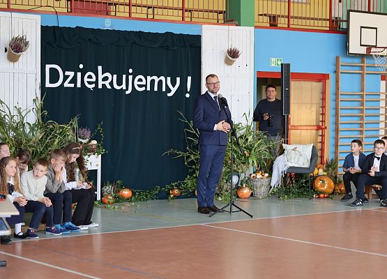 Wójt Gminy Nowa Wieś Lęborska przemawia