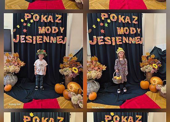 uczestnicy jesiennego pokazu mody