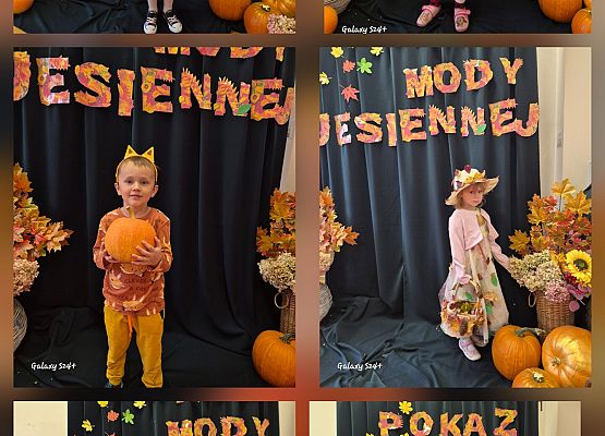 uczestnicy jesiennego pokazu mody