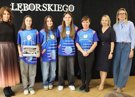 uczestnicy V Forum Samorządów Uczniowskich Szkół Podstawowych Powiatu Lęborskiego