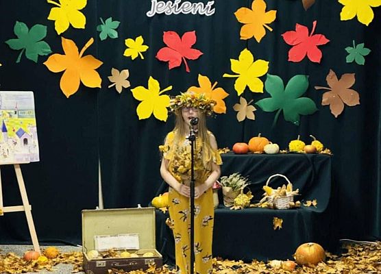 uczennica podczas konkursu