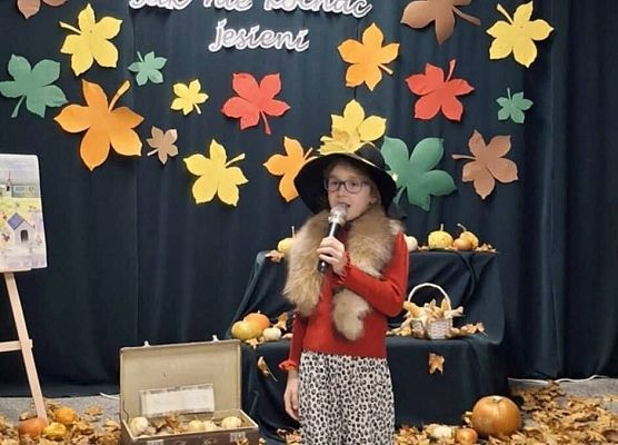 uczennica podczas konkursu