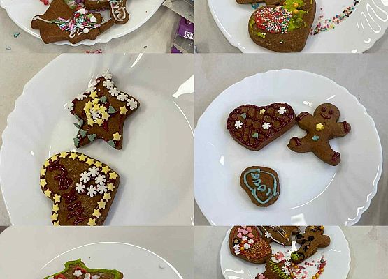 pierniczki wykonane przez dzieci