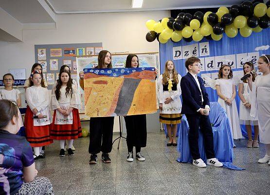 obchody Dnia Jedności Kaszubów w Zespole Szkół w Łebieniu
