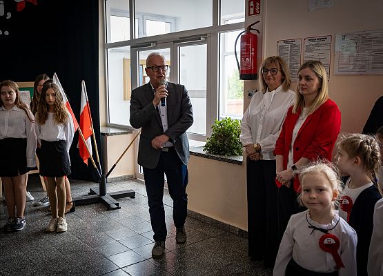 dyrektor przemawia