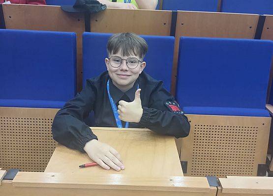 Grafika 4: Sukces ucznia naszej szkoły w Finale Centralnym Ogólnopolskiego Turnieju Wiedzy Pożarniczej