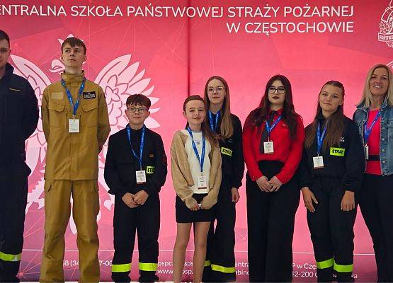 Grafika 7: Sukces ucznia naszej szkoły w Finale Centralnym Ogólnopolskiego Turnieju Wiedzy Pożarniczej