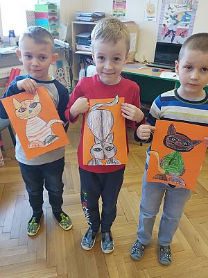 Grafika #28: Dzień Kota w Przedszkolu