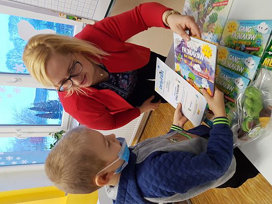 Grafika #1: “Szkolne przygody Gangu Fajniaków