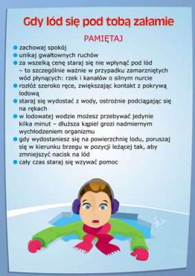 Grafika #8: Bezpieczeństwo podczas ferii zimowych