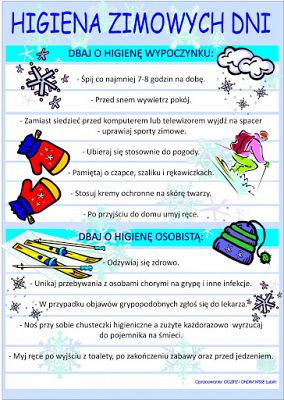 Grafika #7: Bezpieczeństwo podczas ferii zimowych