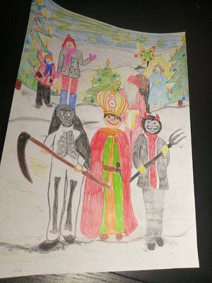 Grafika #2: Kaszubskie tradycje bożonarodzeniowe