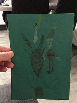 Grafika #2: Każdy dzień przybliża nas do świąt- klasa II