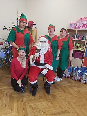 Grafika #15: Wizyta Świętego Mikołaja w Przedszkolu