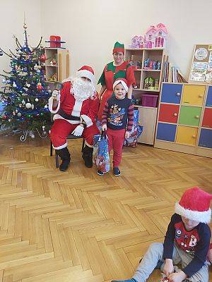 Grafika #14: Wizyta Świętego Mikołaja w Przedszkolu