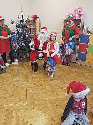 Grafika #7: Wizyta Świętego Mikołaja w Przedszkolu