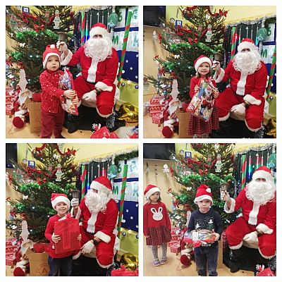 Grafika #38: Wizyta Świętego Mikołaja w Przedszkolu