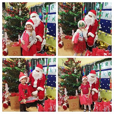 Grafika #37: Wizyta Świętego Mikołaja w Przedszkolu