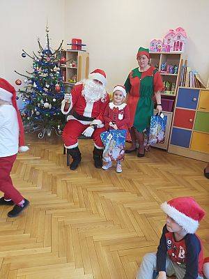 Grafika #5: Wizyta Świętego Mikołaja w Przedszkolu