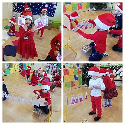 Grafika #40: Wizyta Świętego Mikołaja w Przedszkolu