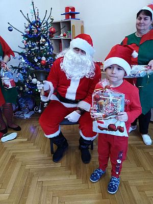 Grafika #25: Wizyta Świętego Mikołaja w Przedszkolu