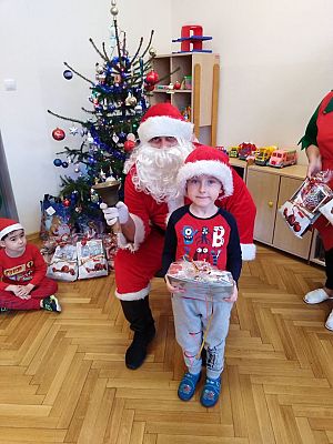 Grafika #23: Wizyta Świętego Mikołaja w Przedszkolu