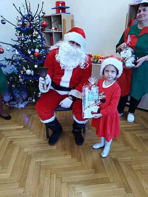 Grafika #26: Wizyta Świętego Mikołaja w Przedszkolu